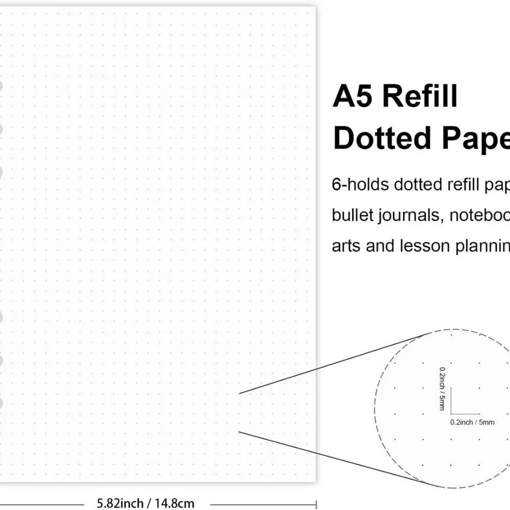 A5 refill paper bundle